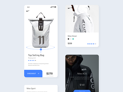 Nike Interface Redesign