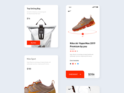 Nike Interface Redesign Day2 app design logo ui ux
