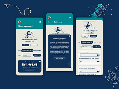 Tax Calculator calculator calculator app dailyui design finance fintech graphic mobile mobile app product design tax ui ui design user experience user interface ux ux design