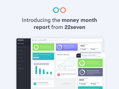 Introducing the money month report from 22seven