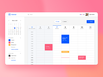 Schedule / Calendar Web App