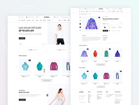 Online Fashion Store by OTAKOYI on Dribbble