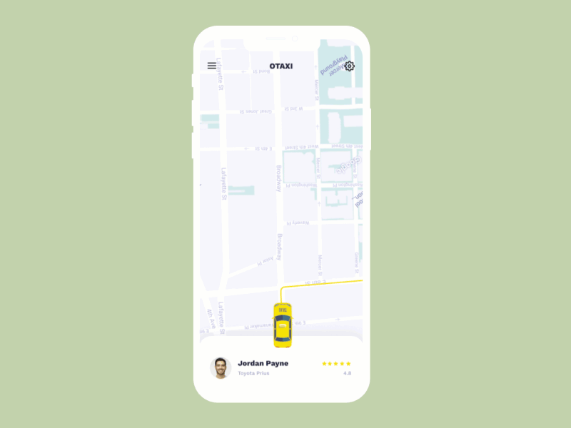 IOS Taxi App 2019 app clean color concept design driver interface ios iphone design minimal mobile mobile app mobile app design simple taxi ui ux ux design ux designer