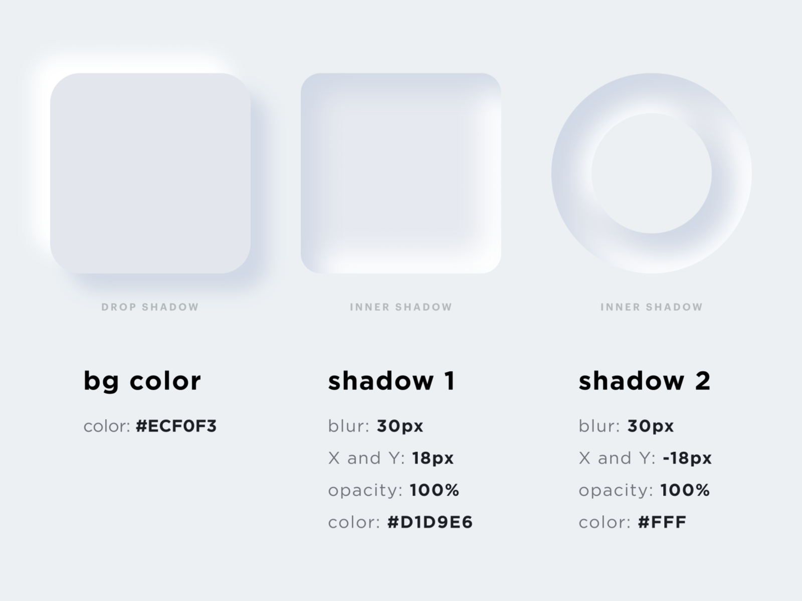 Simple Style Guide, Typography, Color & Shadow