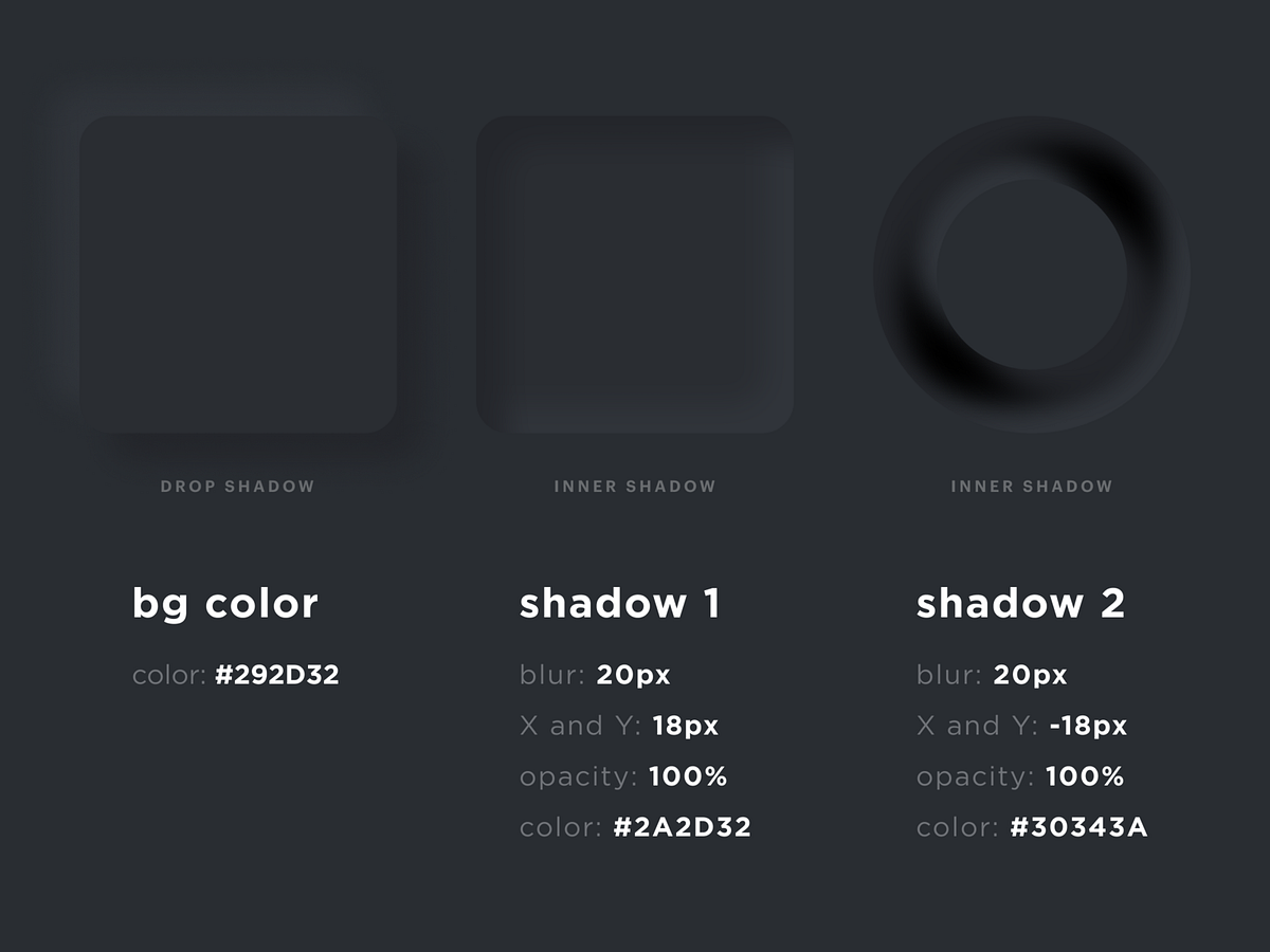 Neumorphism UI Trend 2020 by OTAKOYI on Dribbble