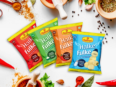 Haldirams Nagpur Halke Fulke Potato Chips Packaging