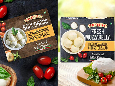 Frolic Mozzarella Cheese Packaging Design creativedesign designerpeople packagingagency packagingdesign packagingdesigncompany productdesign
