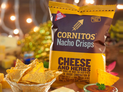 Cornitos Nacho Crisps Packaging Design