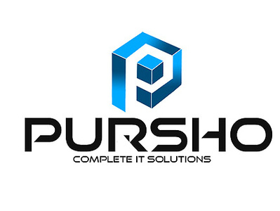Pursho It Company Logo branding color exploration icons creativedesign design graphic design icon illustration logo