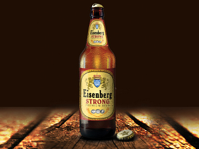 EISENBERG STRONG PREMIUM BOTTLE LABEL DESIGN