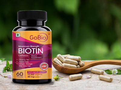 Biotin packaging design