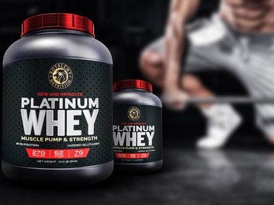 Royalent Whey Protein Workout Supplement Packaging
