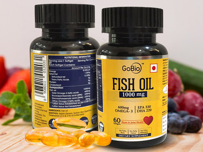 Gobio Fish Oil Dietary Supplement Packaging Design