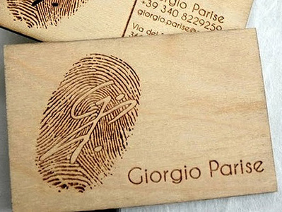 Wooden Business Card By Designerpeople On Dribbble