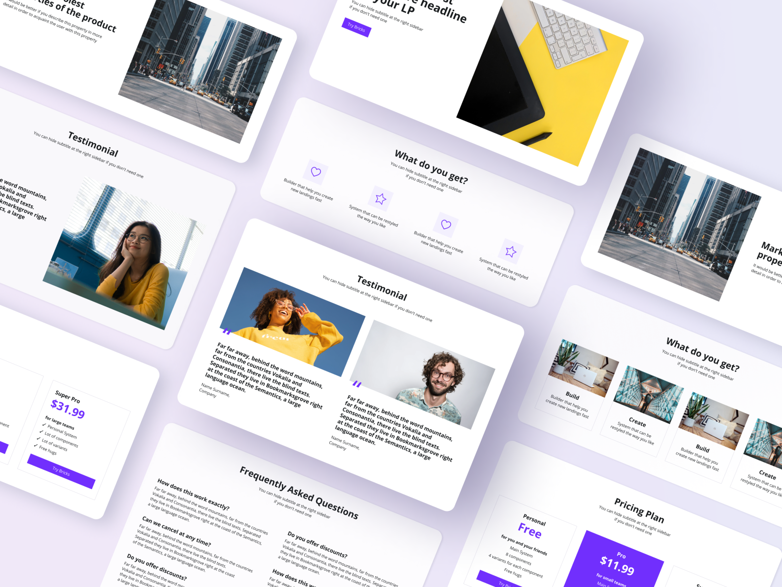 Landing Page | Figma Template by Anna Mikhaleva on Dribbble