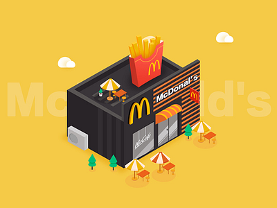 McDonald's fast food restaurant