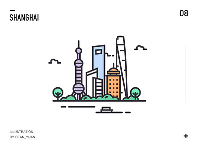 Shanghai illustration shanghai illustration city