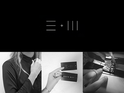 EastnWest black design fashion identity logo minimal white