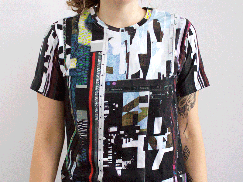 Glitch T-Shirts art color design digital glitch hack illustration printalloverme shirts