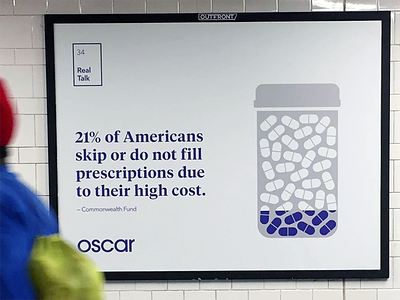 Oscar: Real Talk ad campaign design facts health healthcare illustration