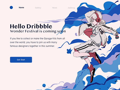 Hello Dribbble design drawing illustration photoshop ui web