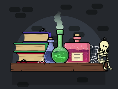 Laboratory at midnight