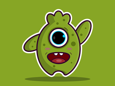 Cute Monster Illustration