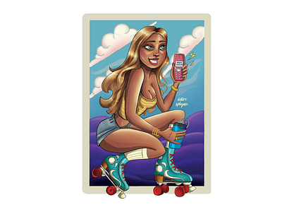 Roller Skate Girl.