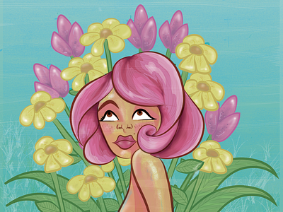 In Bloom design digitaldrawing digitalpainting illustration