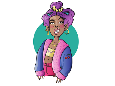 Macy cartoon character art character design design digital art digital illustration digitaldrawing girl illustration illustrator