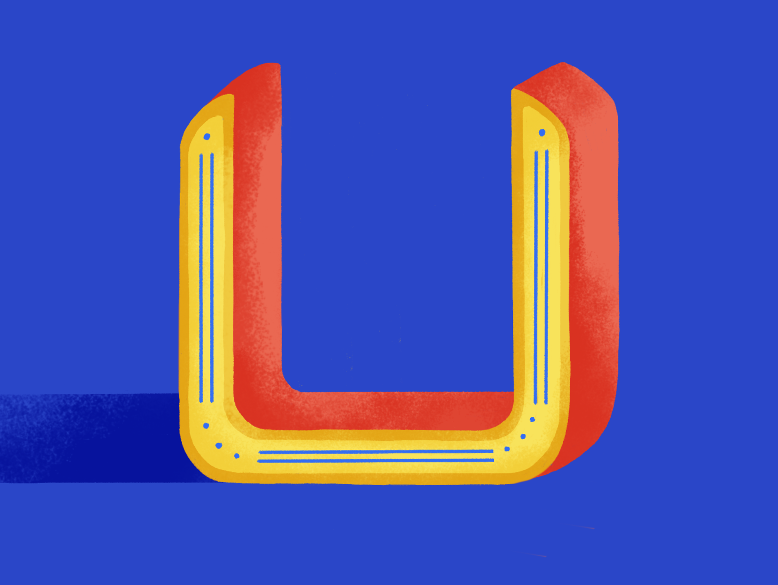 36 days of type: U by Cé Marina on Dribbble