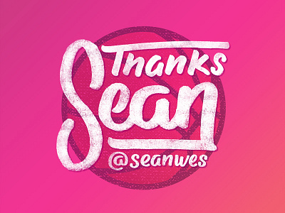 Hello Dribbble! Thanks Sean McCabe!