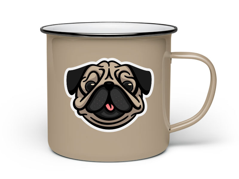 Pug Mug for fun rebound mug pug
