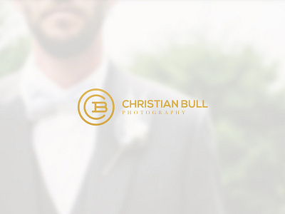 Photography Logo Christian Bull b c classy clean icon modern photography