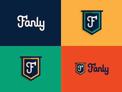 Fanly banner custom fans hand lettering lettering letters mark sports type typography