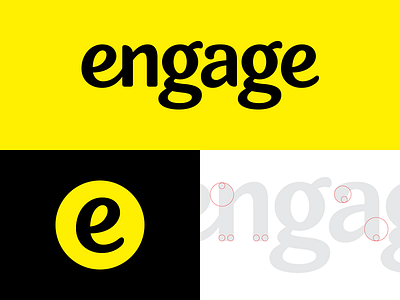 Engage Interactive custom hand lettering lettering logo logotype type typography