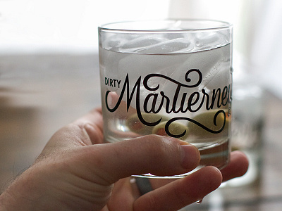 Dirty MarTierney Tumbler hand lettering lettering tumbler