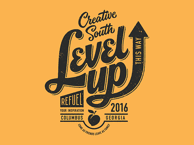 Level Up! calligraphy hand lettering lettering