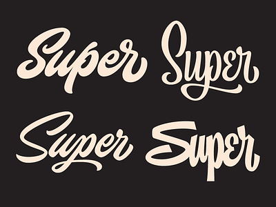 Super Duper! hand lettering lettering logo logotype