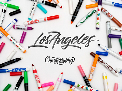 Los Angeles Crayligraphy Workshop beginner calligraphy custom design hand lettering identity landing page lettering logo logotype los angeles type typography wordmark workshop