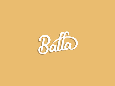 Baffa hand lettering identity lettering letters logo logotype script type typography wordmark