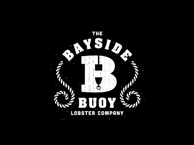Bayside Buoy b bemio buoy identity lobster logo rope