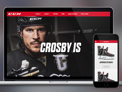 CCM Hockey | High Performance Hockey Equipment css drupal hockey html javascript web development website