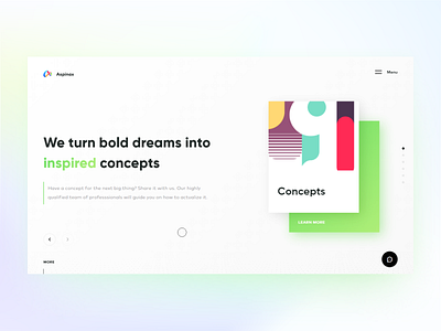Digital Agency Landing Page Concept aspinax design digital flat landing page landing page design landingpage minimal new portfolio ui ux web web design webdesign website website design
