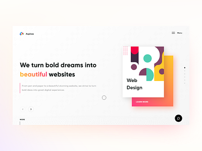 Digital Agency Landing Page Concept