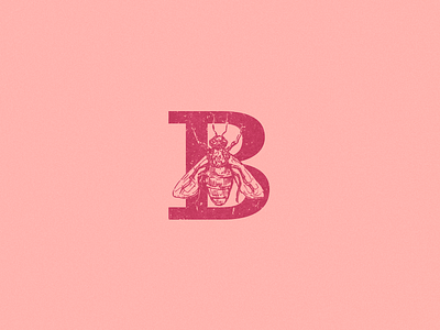 B: Bee 36daysoftype alphabet bee bees honey illustration insect logo type typogaphy
