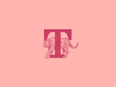 T: Tiger. 36 days of type 36daysoftype africa art illustration logo t t logo tiger tiger logo zoo