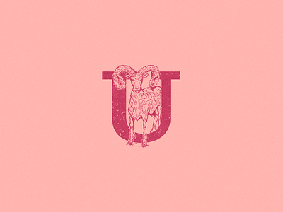 U: Urial. 36 days of type 36daysoftype illustration logo logotype orix ram type typography u u logo urial
