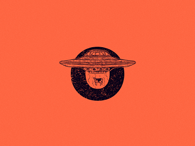 O for ovni 36 days of type 36daysoftype alien art character design cow design drawing extraterrestrial illustration letter o logo o ovni type