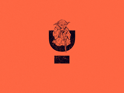 Y for Yoda 36 days of type 36daysoftype art cartoon character character design drawing illustration inktober jedi logo star wars type yoda